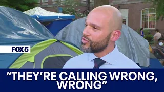 DC council member on GWU encampment: 'Why would we shut down a peaceful protest?'