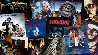 80er Filmsammlung Overview 🎃🔪 Horror 💀 🧠🫀 1986 - 1987 || DVD & Blu-Ray