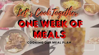 EXTREMELY EASY WEEK NIGHT DINNERS | COOK WITH ME | BONUS RECIPE | SINGLE INCOME FAMILY OF FOUR