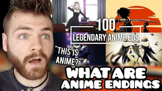 First Time Reacting to "The Best ANIME Endings Of All Time" | New Anime Fan!