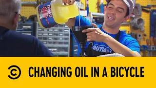 Changing The Oil On A Bicycle | The Carbonaro Effect | Comedy Central Africa