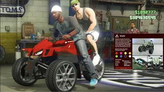 GTA 5 -NEW STRYDER TRIKE Worth 670k!! (Customization/Build MAX MONEY)