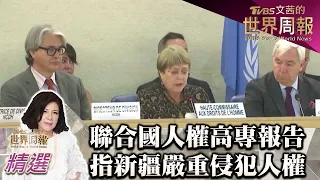 聯合國人權高專報告 指新疆有"嚴重侵犯人權"行為 TVBS文茜的世界財經周報 20220904