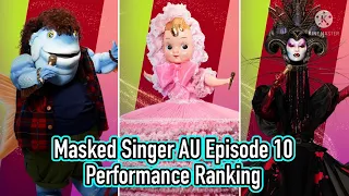 Masked Singer AU Season 3, Episode 10 - Performance Ranking