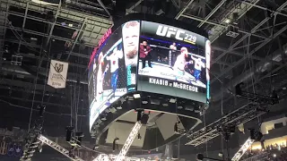 Khabib Nurmagomedov Vs Conor McGregor UFC 229 Staredown POV From Crowd