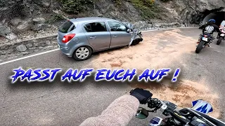 Warum es gefährlich ist Motorrad zu fahren..