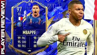 FIFA 22 TOTY MBAPPE REVIEW | 97 TOTY MBAPPE PLAYER REVIEW | FIFA 22 ULTIMATE TEAM