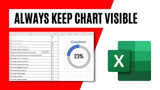 How To Keep A Chart In View After Scrolling In Excel