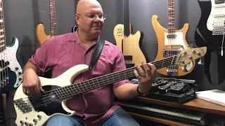 Omer Plays Bass . . . Mike Post featuring Larry Carlton - Magnum P.I. Theme  (bass cover)