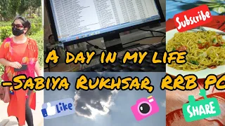 FIRST VLOG 😎 || A day in My Life 😍 || Sabiya Rukhsar RRB PO || #SBI #IBPS #RRB