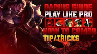 DARIUS TUTORIAL BY ARTHXR | BUILD/RUNES,COMBO,TIP/TRICKS | LOL WILDRIFT