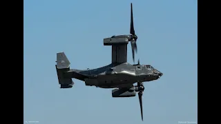 Кадры дозаправки конвертопланов CV-22 Osprey ВВС США над Одесской областью.