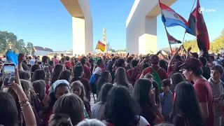 WYD Lisbon 2023 | Pilgrims from all countries are visiting the Fatima Shrine | HIGHLIGHTS