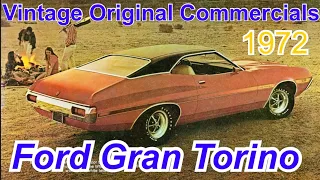 Original 1972 Ford Gran Torino, Best Vintage car Commercials