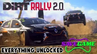 Dirt Rally 2.0 Everything Unlocked Save Game Download | PC