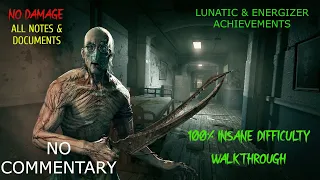 Outlast (PC) 100% walkthrough on Insane Difficulty | No Damage | Energiser & Pulitzer achievements