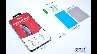 Vmax iPhone Xs/ Xs Max/ XR 0.33mm+2.5D Flat tempered glass screen protector Installation Guide