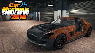 Mercedes SLS AMG Black Series Restoration - Car Mechanic Simulator 2018