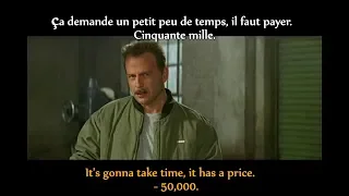 FRENCH LESSON - learn french with movies ( french + english sub ) The Jackal part3