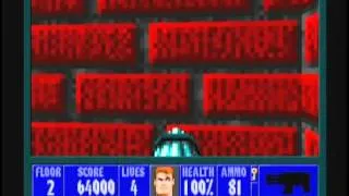 Wolfenstein 3D (100%) Walkthrough (E4M2)