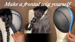 How to make a frontal wig, very detailed beginners friendly #frontal #madeforyou