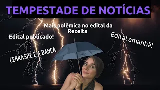 Edital publicado com vagas de nível médio e superior; nova polêmica no concurso Receita Federal