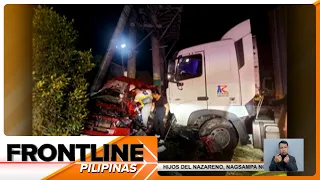 5 sakay ng SUV, patay matapos mabangga ng nag-overtake na truck | Frontline Pilipinas