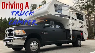 Lance 975 Truck Camper Driving Experience!