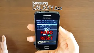 Samsung Galaxy Ace GT-S5830 | Hard Reset & First Configuration