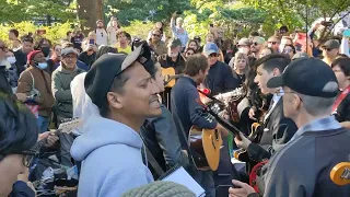 Something- John Lennon's 82nd Birthday at Strawberry Fields, NYC. 10/07/2022