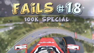 Racing Games FAILS Compilation #18 (100,000 SUBSCRIBERS SPECIAL)