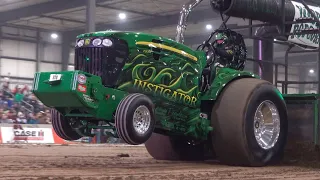 Tractor Pull 2023: 4.1 Pro Stock Tractors: NTPA Spring Nationals (saturday) Shipshewana, IN