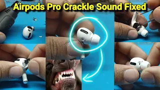 Damaged Apple Airpods Pro Crackle Sound Fixed | Dog Bitten