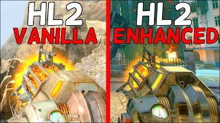 Half-Life 2 - Vanilla vs. Enhanced - Weapons Comparison