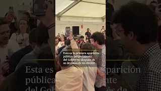 Pedro Sánchez visita por sorpresa la Feria de Abril de Barcelona #shorts