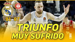 🟢🏀 TRIUNFO muy SUFRIDO con un MUSA Top | REAL MADRID 91 OLIMPIA MILANO 87 🔥💣