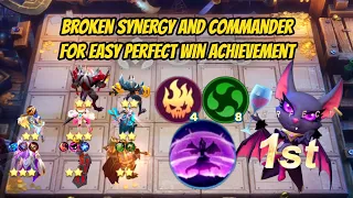 Perfect Win Achievement Are Easy With Mavis 3rd Skill | Inferno Fiend x Elementalist | Magic Chess