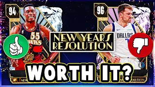 NBA 2K24 WHICH NEW YEARS RESOLUTION CARDS ARE WORTH BUYING! NBA 2K24 MyTEAM!