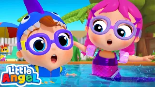 Mermaid Vs. Baby Shark!| | Jill's Playtime | Little Angel Kids Songs & Nursery Rhymes