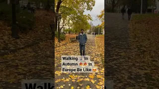 Walking 🚶‍♀️ in autumn 🍁🍁 in Riga Latvia(europe) be like 😍😍😍#shorts #youtubeshorts #riga #latvia