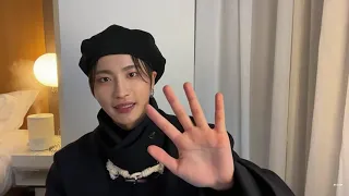 ATEEZ Seonghwa speaking English on his tour live in Madrid