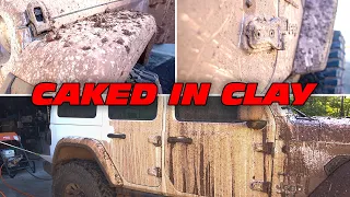 Super Satisfying Pressure Washing Of A New Jeep Wrangler