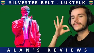 REACTION | SILVESTER BELT - LUKTELK | EUROVISION LITHUANIA 2024