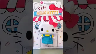 hello kitty blind bag ❤️ x cafe with cute foods #sanrio #blindbag #squishy #papercraft #asmr