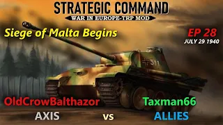 Strategic Command WiE-TRP Mod Ep 28 OldCrowBalthazor [Axis] vs Taxman66 [Allies]