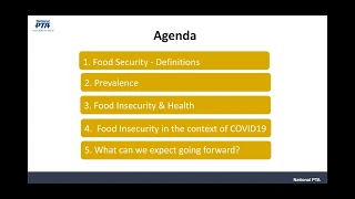 NFood Insecurity Webinar #1 - What is Food Insecurity?