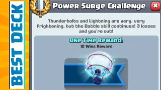 BEST TIPS/DECK You MUST Know in POWER SURGE CHALLENGE - Clash Royale