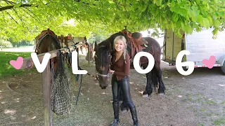 VLOG | horseback riding, strawberry picking, making matcha latte, eating all day long