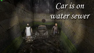 Granny Recaptured But Mini Car At Sewer Under Water - Grizzly Boy Edition