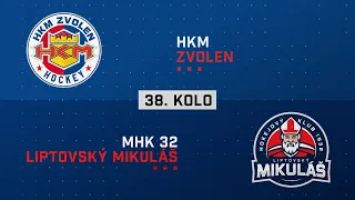 38.kolo HKM Zvolen - MHK 32 Liptovský Mikuláš HIGHLIGHTS